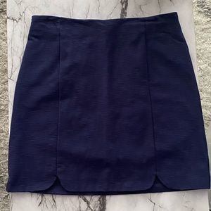 Skies Are Blue Navy Skirt